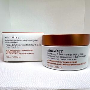 Innisfree Brightening & Pore-Caring Facial Sleeping Mask 3.38 oz / 100 ml New